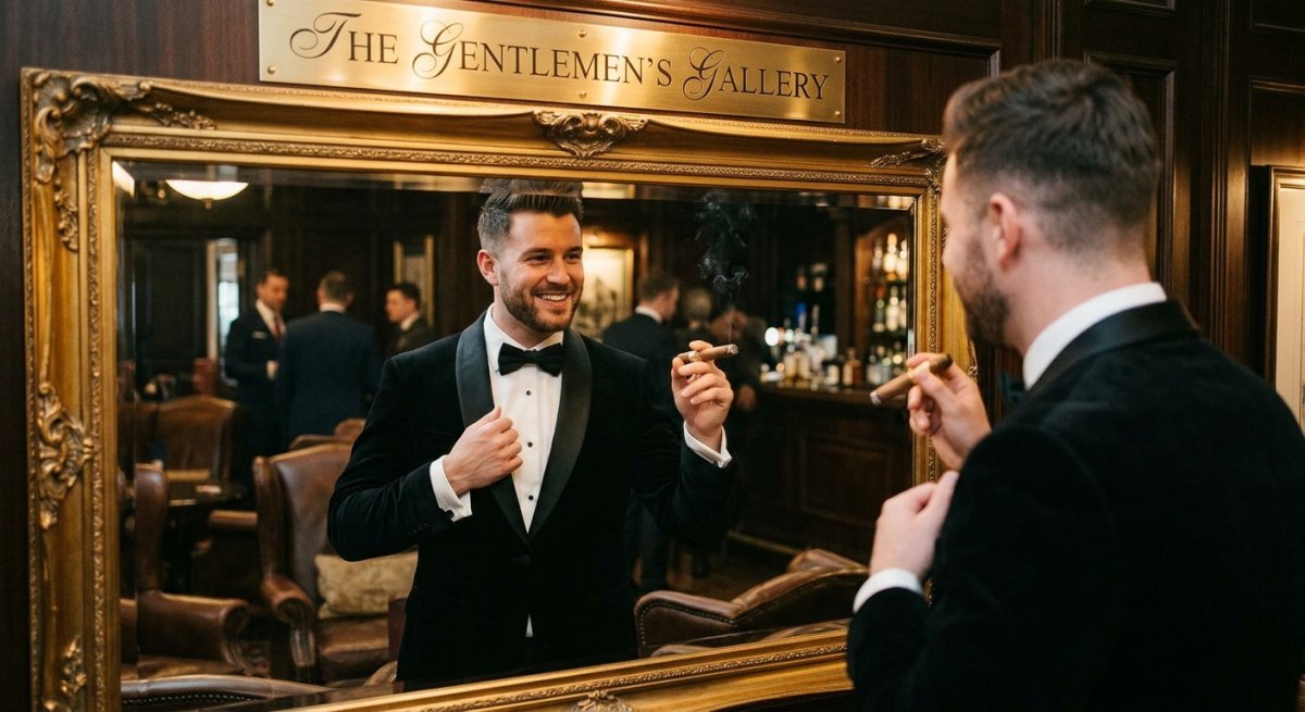Men's grooming collection with beard oil and balm